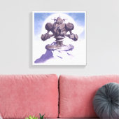 我慢 – CreekBoxのGreg Baldwin キャンバスプリント (インサイチュ (リビング))