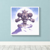 我慢 – CreekBoxのGreg Baldwin キャンバスプリント (インサイチュ (ウッドフロア))