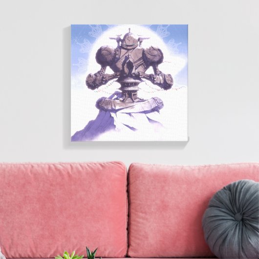 我慢 – CreekBoxのGreg Baldwin キャンバスプリント (インサイチュ (リビング))