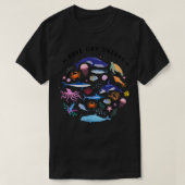 我救々の海の海の海の生き物の海の動物プロ Tシャツ (デザイン正面)