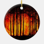 我救らのコアラが焚き火を消せ セラミックオーナメント (裏面)