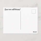 我救らの野生馬 ポストカード (裏面)