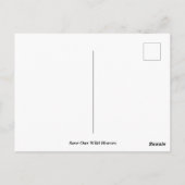 我救らの野生馬 ポストカード (裏面)