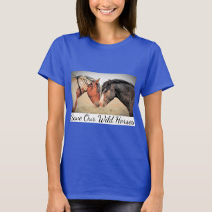 我救らの野馬のTシャツ Tシャツ