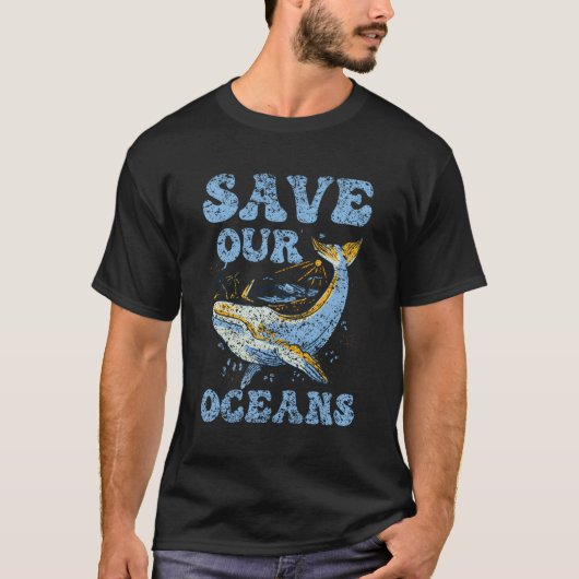 我救国の海の保護保護海 Tシャツ (正面)