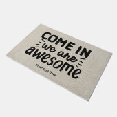 我来々は自由に素晴らし行動する ドアマット (アングル)