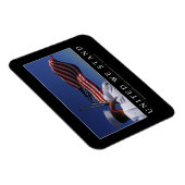 我統一された々の立場:感動的引用文 マグネット (右側)