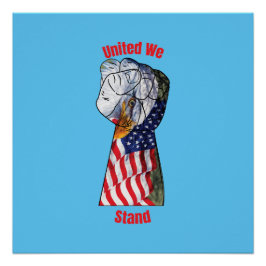 我統一された々は立つ ポスター