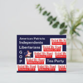 我統一された々は立つ ポストカード (スタンド正面)