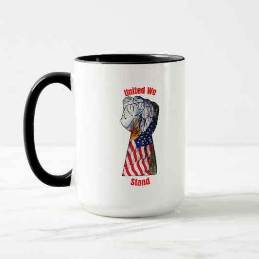 我統一された々は立つ マグカップ (左)