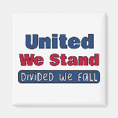 我統一された々は立つ マグネット (正面)