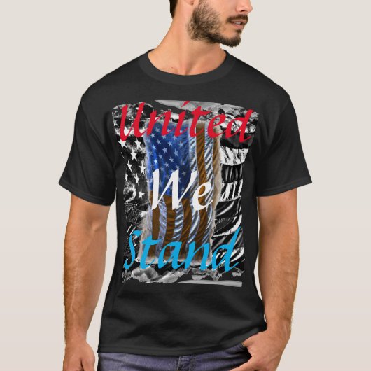 我統一された々は立つ Tシャツ (正面)