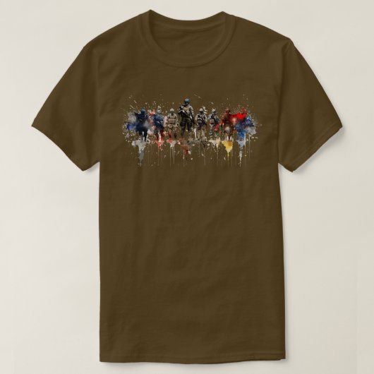 我統一された々は立つ Tシャツ (デザイン正面)