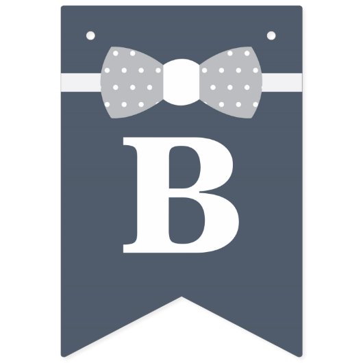 我賛美々の小さな男の旗、海軍、グレー バンティングフラッグ (第1の旗)