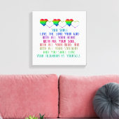 戒もっとも偉大 キャンバスプリント (インサイチュ (リビング))