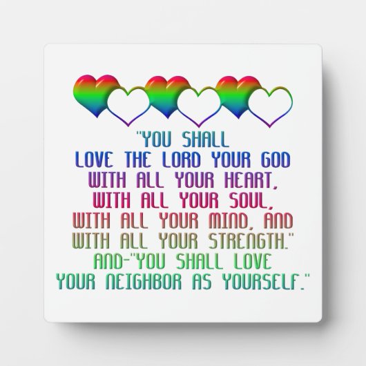 戒もっとも偉大 フォトプラーク (正面)