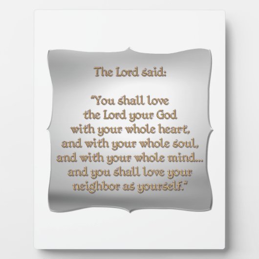 戒もっとも偉大 フォトプラーク (正面)