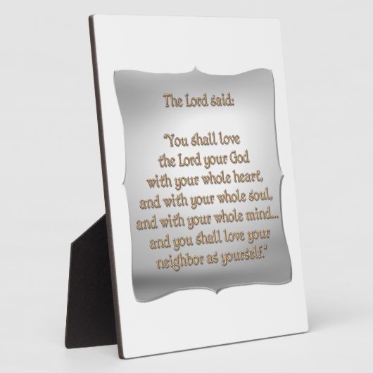 戒もっとも偉大 フォトプラーク (側面)