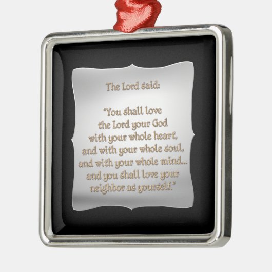 戒もっとも偉大 メタルオーナメント (左)