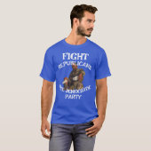 戒厳令 宣言 行政 命令 軍 Tシャツ (正面フル)