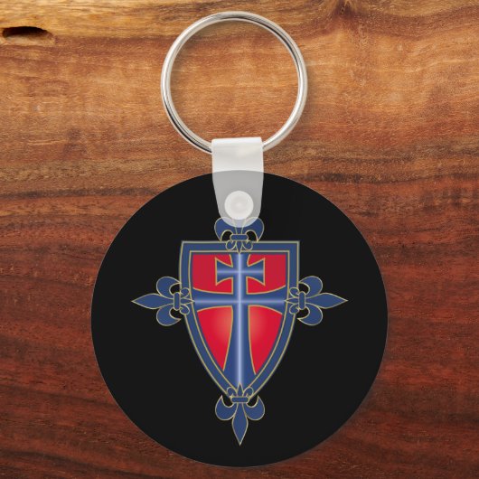 戒師交叉 キーホルダー (正面)