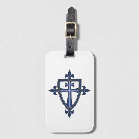 戒師交叉 ラゲッジタグ (正面縦)