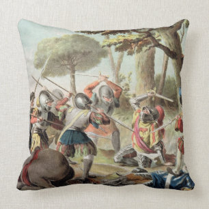 戦いでの殺害されるガストンde Foix (1488-1512年) クッション