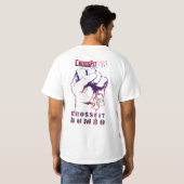 戦いによって悪くなる6 Tシャツ (裏面フル)
