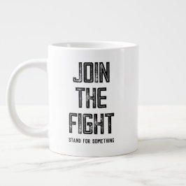 戦いに加わる ジャンボコーヒーマグカップ