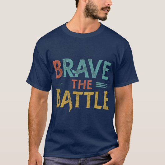 戦いに勇敢に臨む Tシャツ (正面)