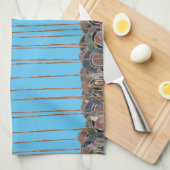 戦いに行く古代ギリシャのホプリテス キッチンタオル (四つ折り)