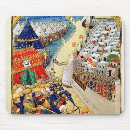 戦いのために準備するトルコ人の軍 マウスパッド (正面)