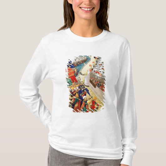 戦いのために準備するトルコ人の軍 Tシャツ (正面)