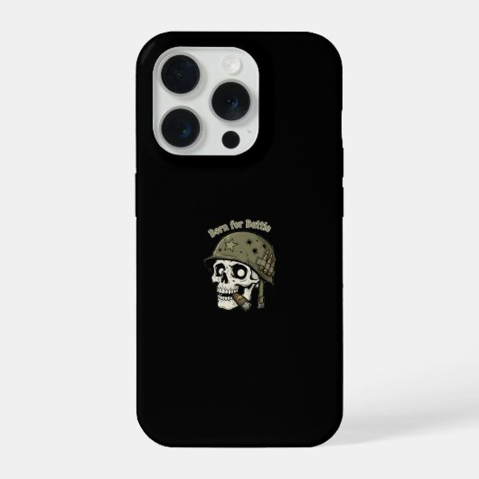 戦いのために生まれ iPhoneケース (裏面)