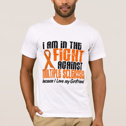 戦いのガールフレンド1のMSの多発性硬化 Tシャツ (正面)