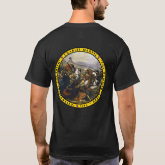 戦いのシールのワイシャツのチャールズMartel Tシャツ