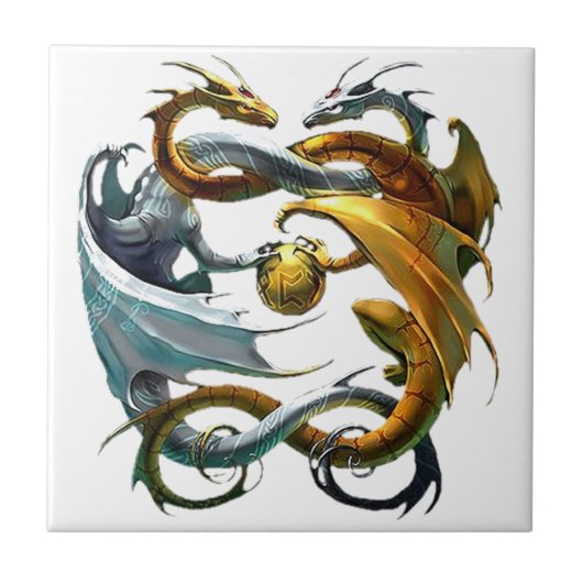 戦いのドラゴン タイル (正面)