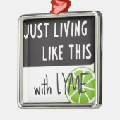 戦いのライム病 メタルオーナメント (左)