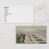 戦いの古代ケルト人かGauls、c.1800-18 (colou 名刺 (正面/裏面)