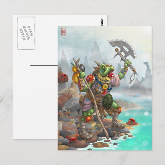 戦いの叫び ポストカード (正面/裏面)