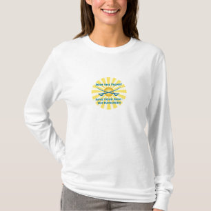 戦いの皮膚癌 Tシャツ