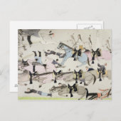 戦いの終わり(紙のインク) ポストカード (正面/裏面)