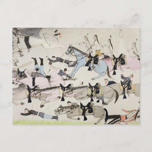 戦いの終わり(紙のインク) ポストカード (正面)