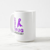 戦いの薬剤の過剰な服用 コーヒーマグカップ (正面左)