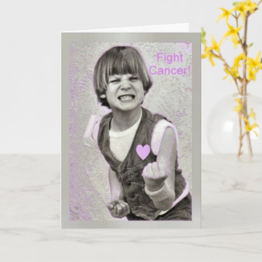 戦いの蟹座のencouragemet カード (黄色い花)