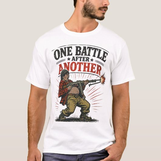 戦いの連続 Tシャツ (正面)