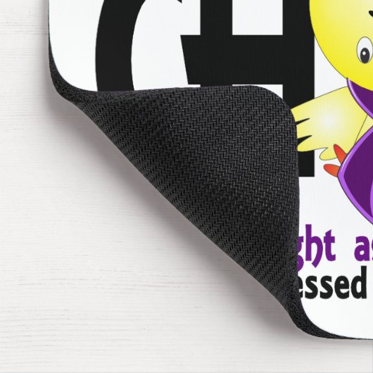 戦いの類肉腫症の気違いのひよこ マウスパッド (コーナー)