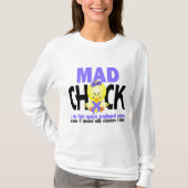 戦いの食道の蟹座の気違いのひよこ Tシャツ (正面)