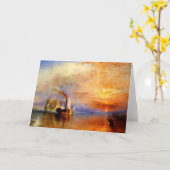 戦いのTemeraire、J.M.W.ターナー カード (黄色い花)