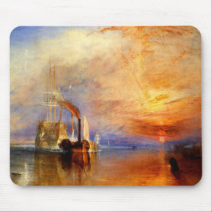 戦いのTemeraire、J.M.W.ターナー マウスパッド